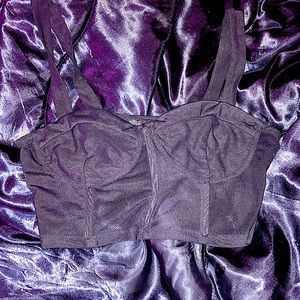 Forever21 crop corset top